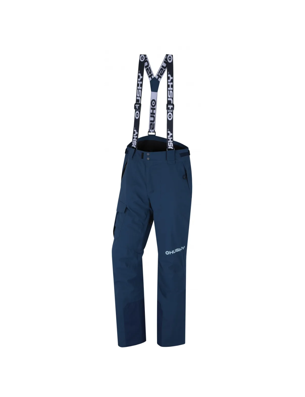 Pantalones de esquí Husky para hombre Gili M Stretch 20.000 membrane-azul oscuro