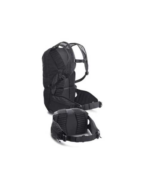 Advenate Rucksack-Gürteltasche Infinity 2 in 1 Reines Schwarz-Schwarz