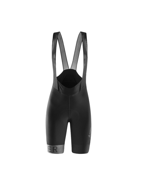 Culotte corto de ciclismo Loeffler con tirantes para bicicleta concept SQL para mujer-negro