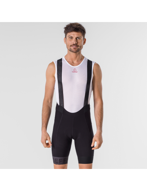 Cuissard cycliste Loeffler M Cuissard à bretelles concept SQL pour Homme-Noir