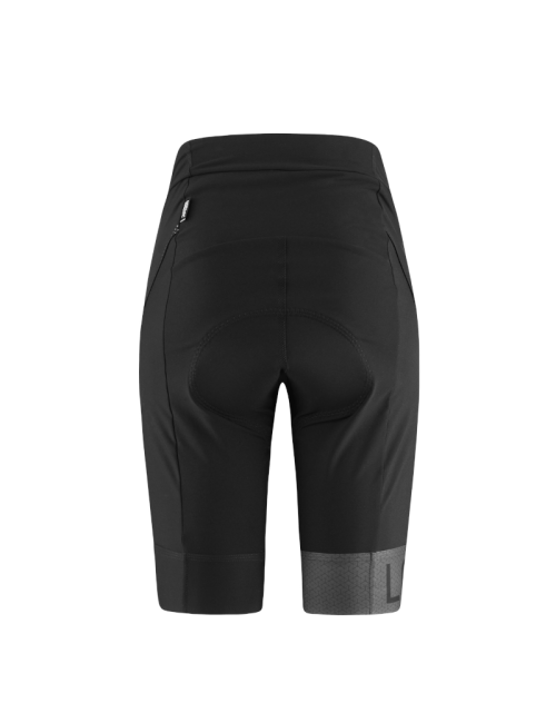 Loeffler fietsbroek kort W Bike Tights Hotbond® RF SQL voor dames - Zwart