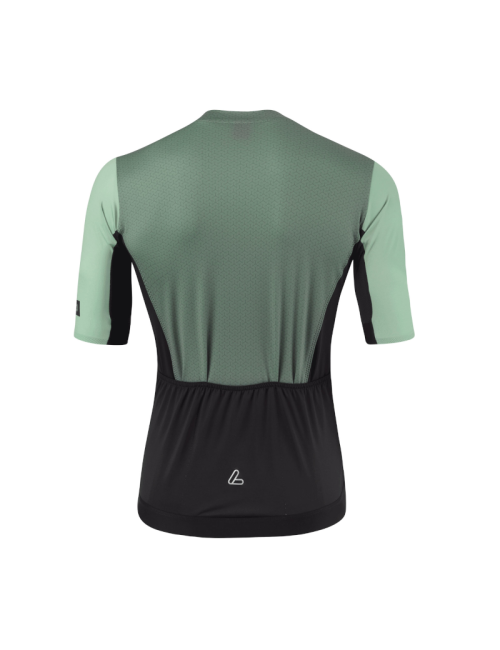 Loeffler fietsshirt korte mouwen M Bike Jersey FZ Core Pine HotBond® - Groen