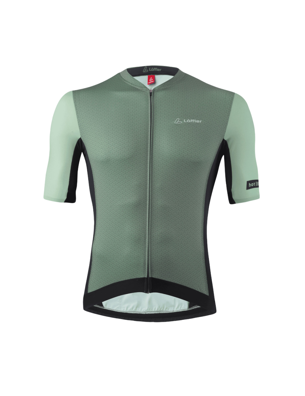 Loeffler manica corta M Bike Jersey FZ core Pine Hotbond® - Verde