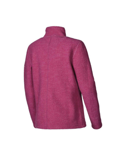 Ivanhoe ladies wool Full-zip vest Beata Very Berry-Rosa