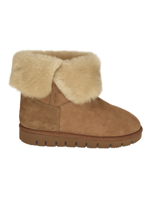 Texelana boot sheepskin Premium boot fold Tabaco-Brown