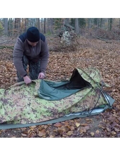 Defcon 5 tent Bivi - compacte shelter- slechts 1700 gram - Camo VI